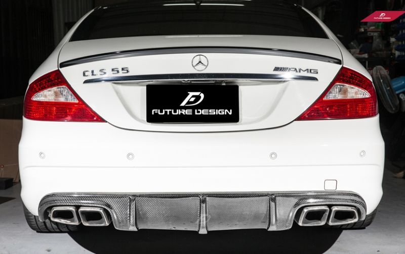 メルセデスベンツ CLS220 AMG リアバンパー マフラー ディフューザー