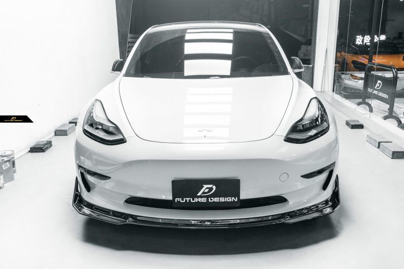 TESLA テスラ MODEL モデル 3 フロントバンパー用 リップスポイラー