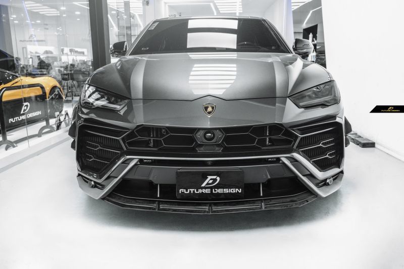 画像1: Lamborghini URUS ウルス フルエアロパーツ カナード サイドスカート リアスポイラー 豪華21点セット 本物DryCarbon ドライカーボン (1)