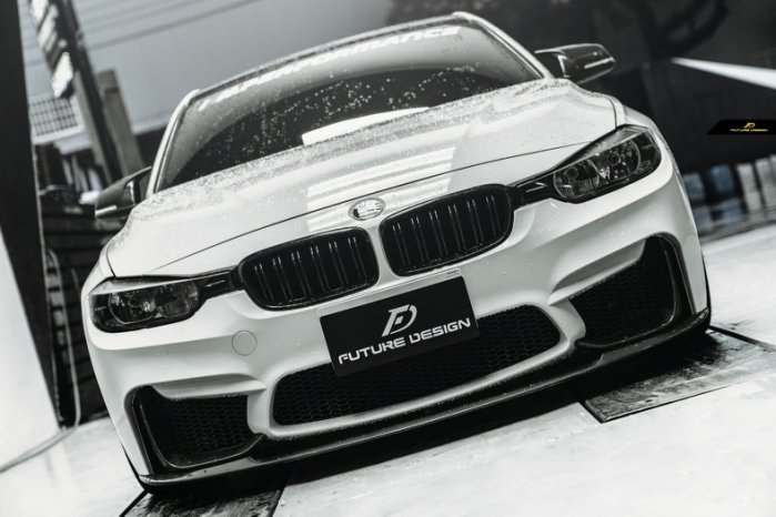 BMW F30 F31  3シリーズ　フロントスポイラー  リップ　カーボン