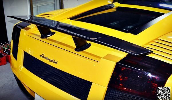Lamborghini ランボルギーニ ガヤルド LP550 LP560 LP570 用 570タイプ リアウィング スポイラー  本物DryCarbon ドライカーボン - Future Design Drycarbon parts