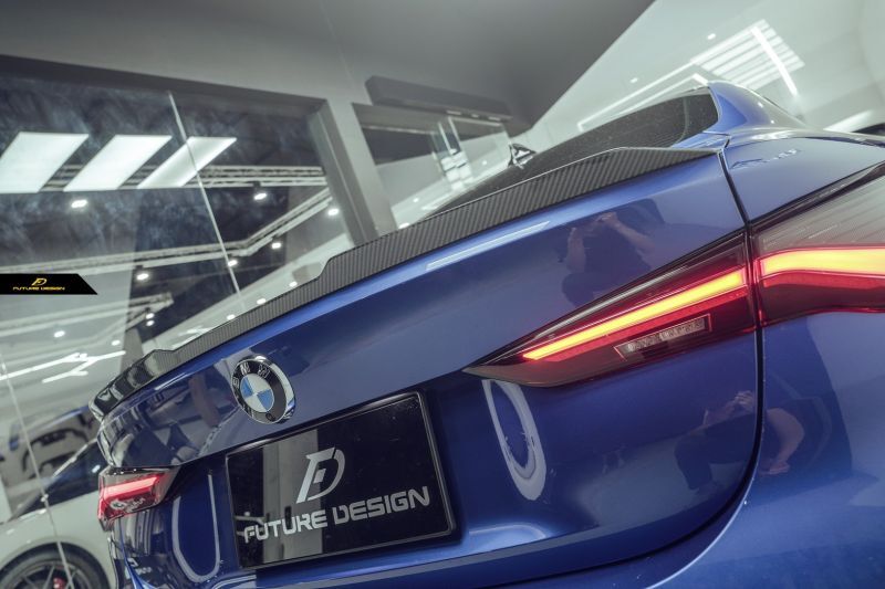 BMW 4シリーズ G22 クーペ トランク用 リアスポイラー 本物DryCarbon ドライカーボン - Future Design