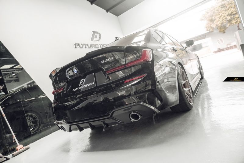 BMW 3シリーズ G20 G21 M-TECH Mスポーツ リアバンパー用 ディフューザー 本物DryCarbon ドライカーボン Future  Design Drycarbon parts