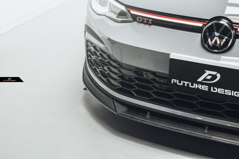 ブラック】Vw ゴルフ7 MK7 7.5 GTI Rフロントリップスポイラー - 外装 ...