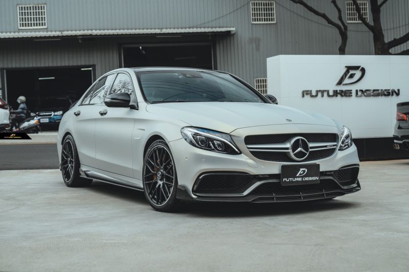 BENZ メルセデス・ベンツ W205 C63フロントバンパー用リップスポイラー